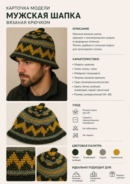 Шапки для бани и сауны