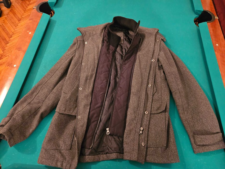 Palton italian  marime L cu dublura purtat de 3 ori
