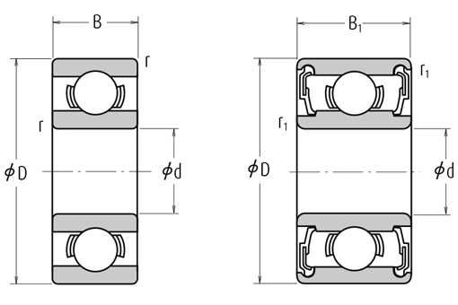 Подшипник NSK 608ZZ1MC3E