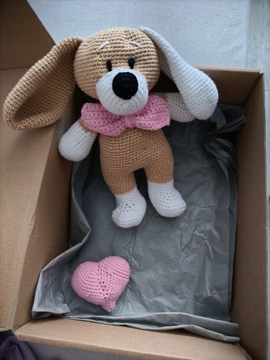 Плетена играчка на една кука