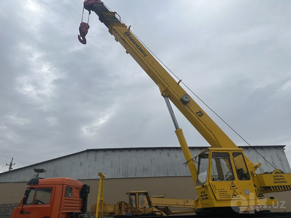 Камаз кран 25т21м