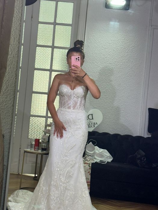 Rochie de mireasa sirena - Aryanna Karen