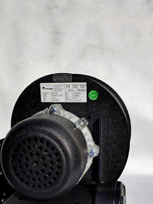 Центробежен вентилатор ф160, едри лопатки