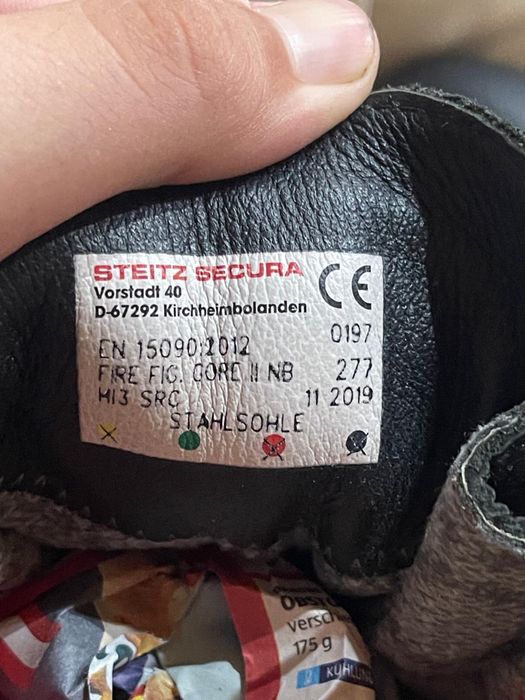 Ghete pentru pompieri Steitz Secura, marimea 43