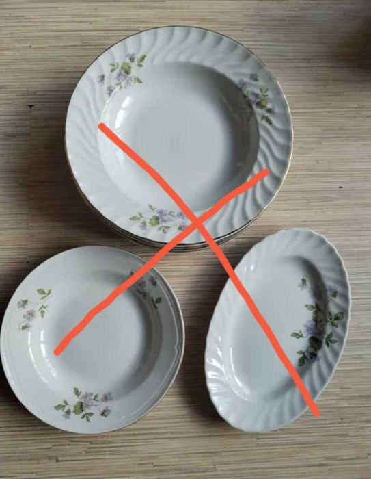 Български порцеланови чинии