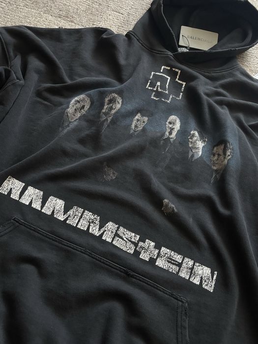 Худи balenciaga rammstein