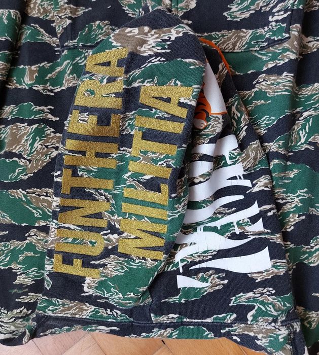 A Bathing Ape Rare Gold Funthera Militia Green&Black Camo Tiger Shark