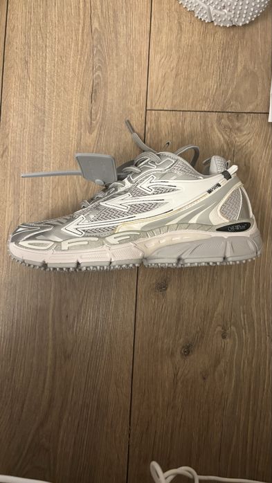 OFF-WHITE Be Right Back Gray Silver (НОВЫЕ)