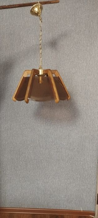 Люстра дерево натуральное