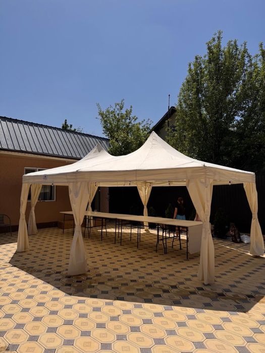 Аренда шатер,стол,стулья,посуда