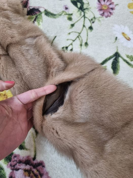 Haina din blana naturala de vizon