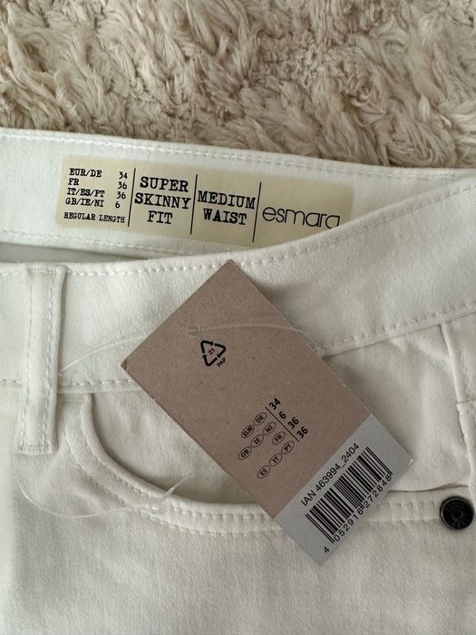 Бял дамски панталон