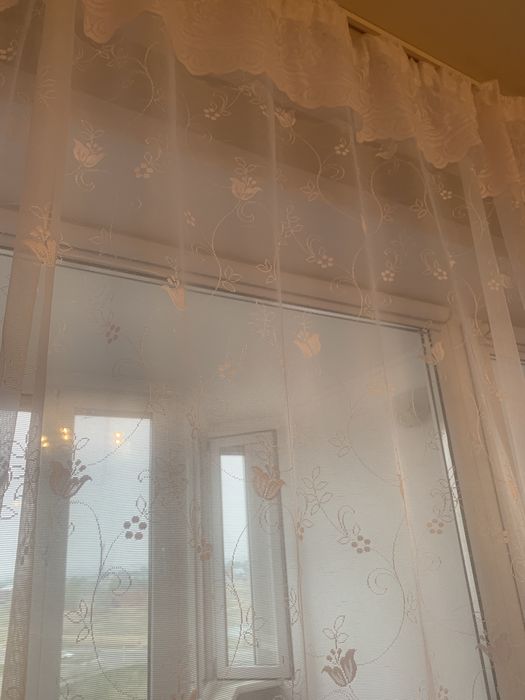 Тюль белый высота 2,5