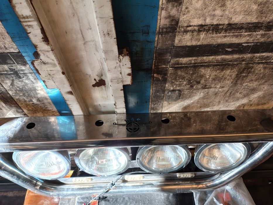 Bull bar Daf XF proiectoare Hella chromium inox custom made nu Kelsa Trux Bragan show truck tuning TTA strands