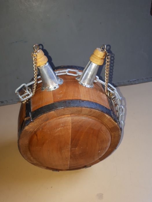 малка бъклица от масивно дърво