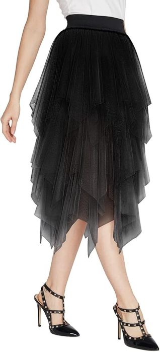 Fustă midi tulle nouă, cu etichetă, diferite mărimi