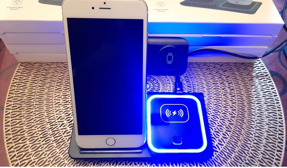 incarcatoare fast wireless Apple iPhone Apple Airpods Apple Watch