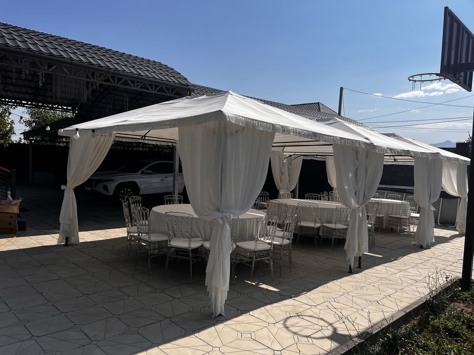 Столы, стулья, шатер, шатры в аренду,