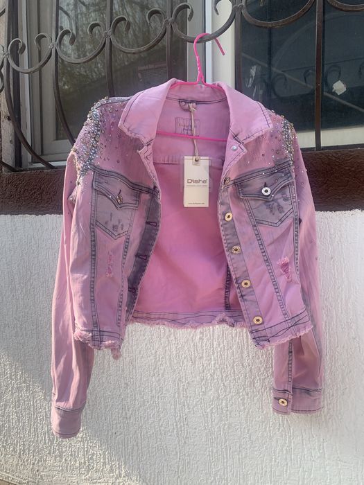Пиджак джинса коротенький xl Новый
