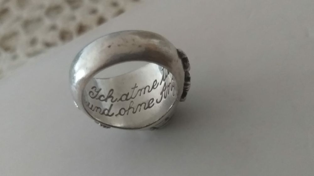 Vand gchiul din argin cu aur in montura si Rubin 24g