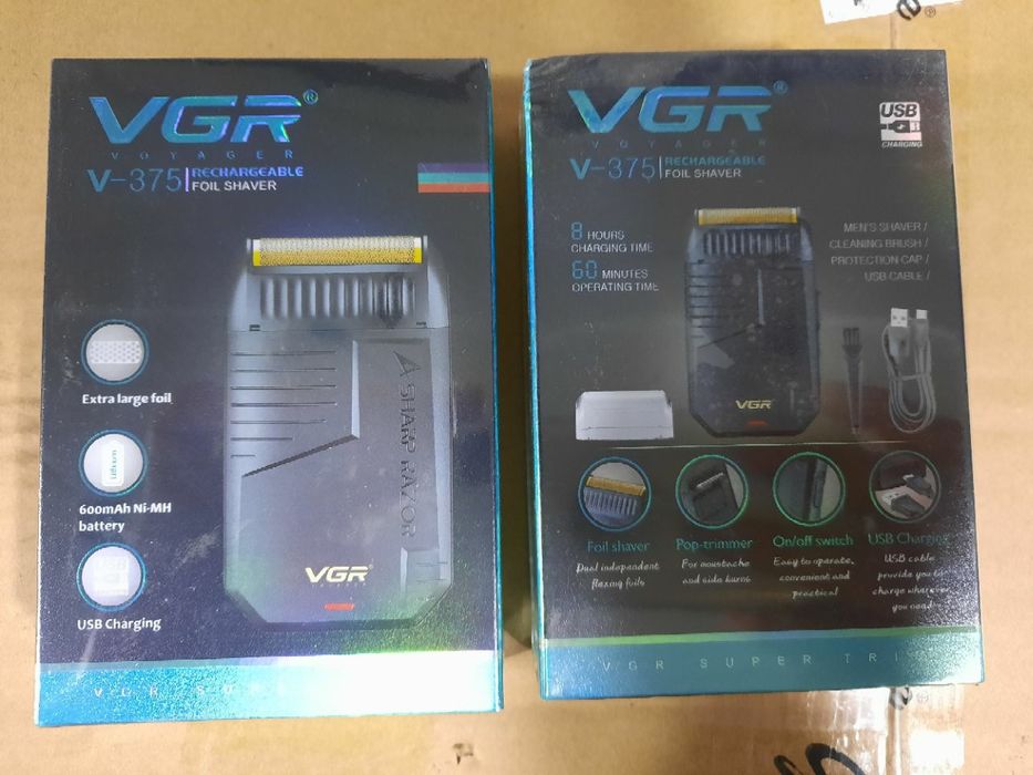 БЕПУЛ Доставка,Бритва для мужчин электрическая VGR V375 шейвер триммер