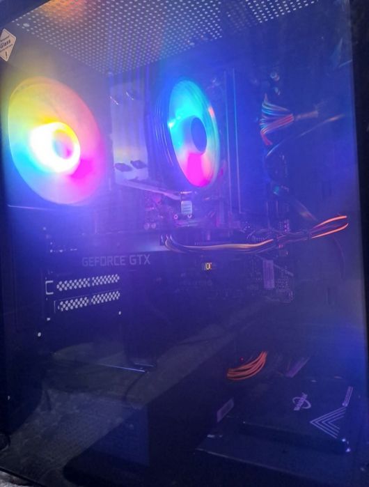 Мощный Игровой ПК (i3-12100F / GTX 1650 GDDR6 / 16GB / SSD+HDD)