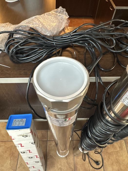 Pompa submersibilă Zinith Italy 4STM817, 3.2 kW, 17 turbine, 466 L/min, 200 m, cupru, cablu 20 m