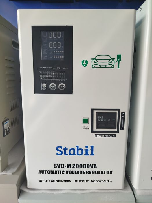 Stabilizator Elektromobil uchun 20kva    100-300V