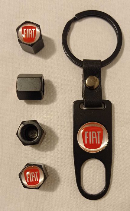 Комплект Капачки за Гуми с Ключодържател