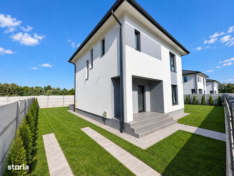 Casa individuala p+1 central Domnesti 400m teren toate utilitățile