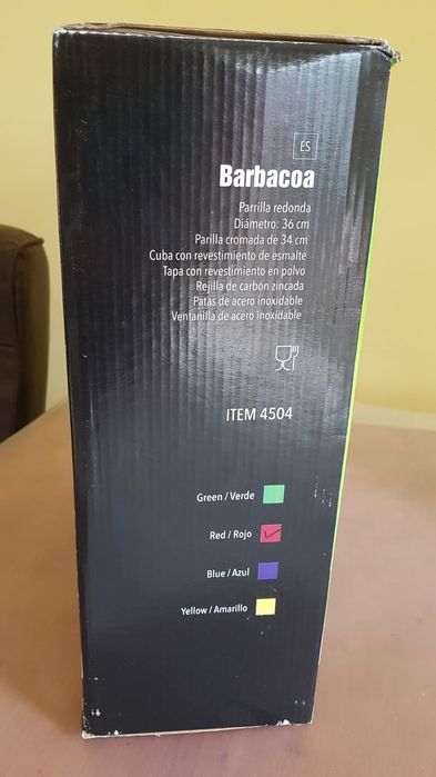 Gratar mic pentru balcon, cu capac, nou