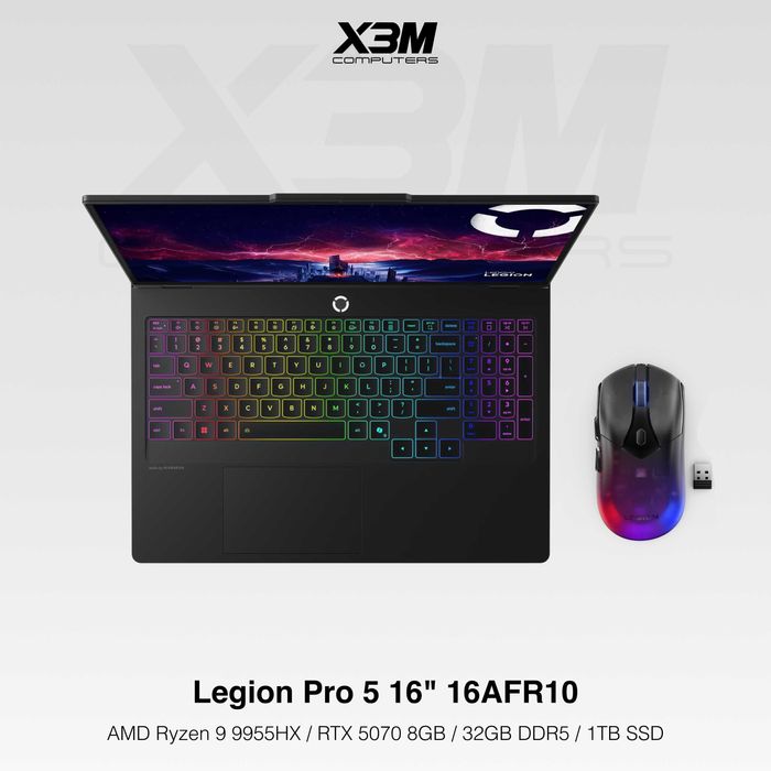 Legion Pro 5 16" OLED R9 9955HX/ 5070 8GB/ 32GB/ 1TB + Мышка в Подарок