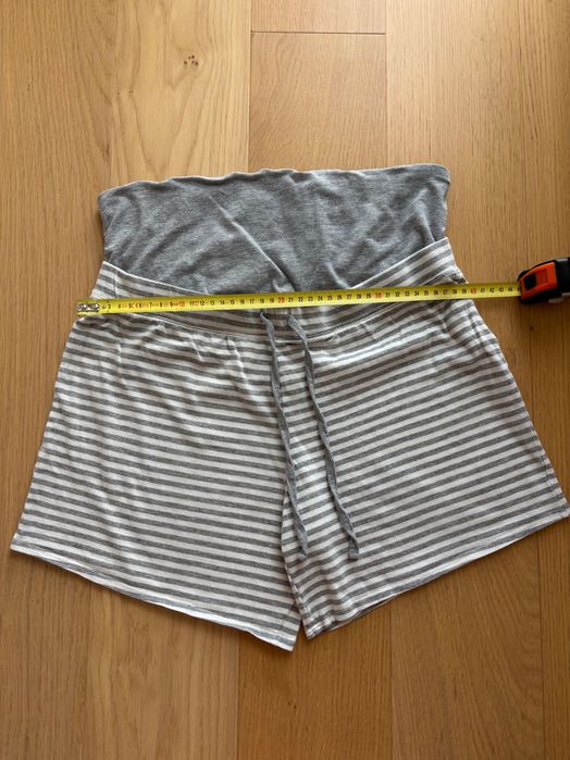 Pijama vara gravide - alaptare; pijama maneca scurta, panatalon scurt