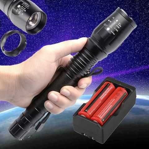 XMLT6,cea mai puternica lanterna cu led cree T6,lumina ca ziua,zoom.