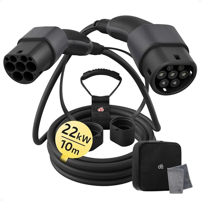 dé Кабел за зареждане на електромобили Тип 2, 22 kW, 10м, 32A