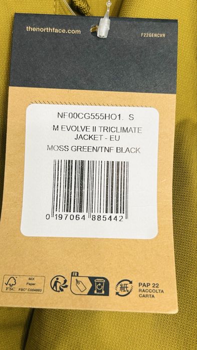 Geaca The North Face M Evolve II Triclimate drumetii hiking  S