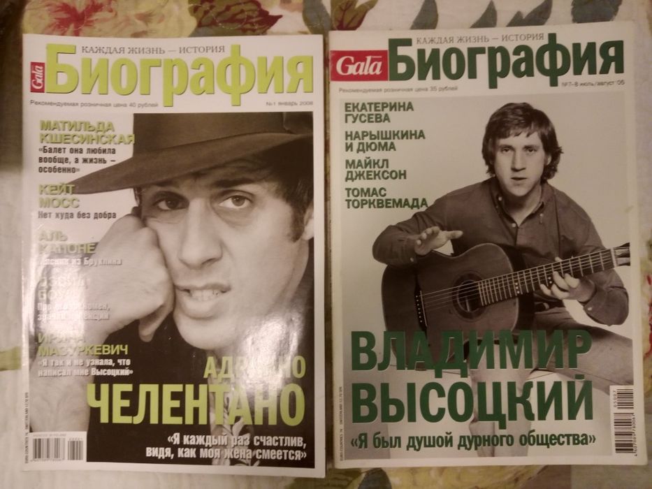Актеры. Журналы Биография