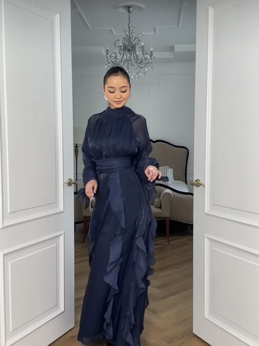 платье море