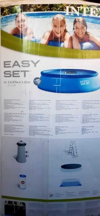 Piscina gonflabila  Easy Set 457 x 122 cm, volum 14.000 l, cu accesorii