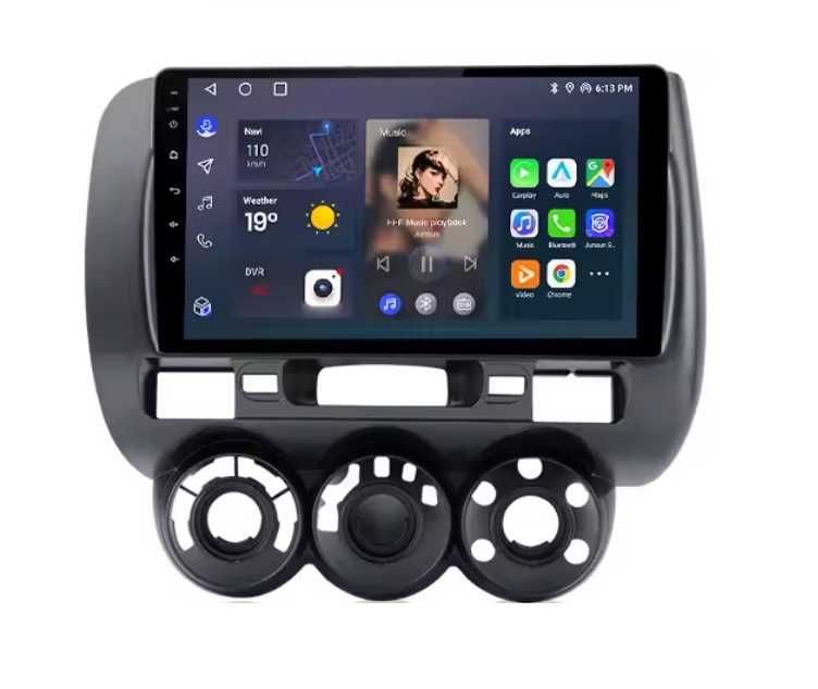 Мултимедия 9" Android 14 за Honda Jazz I Навигация GPS CARPLAY DSP
