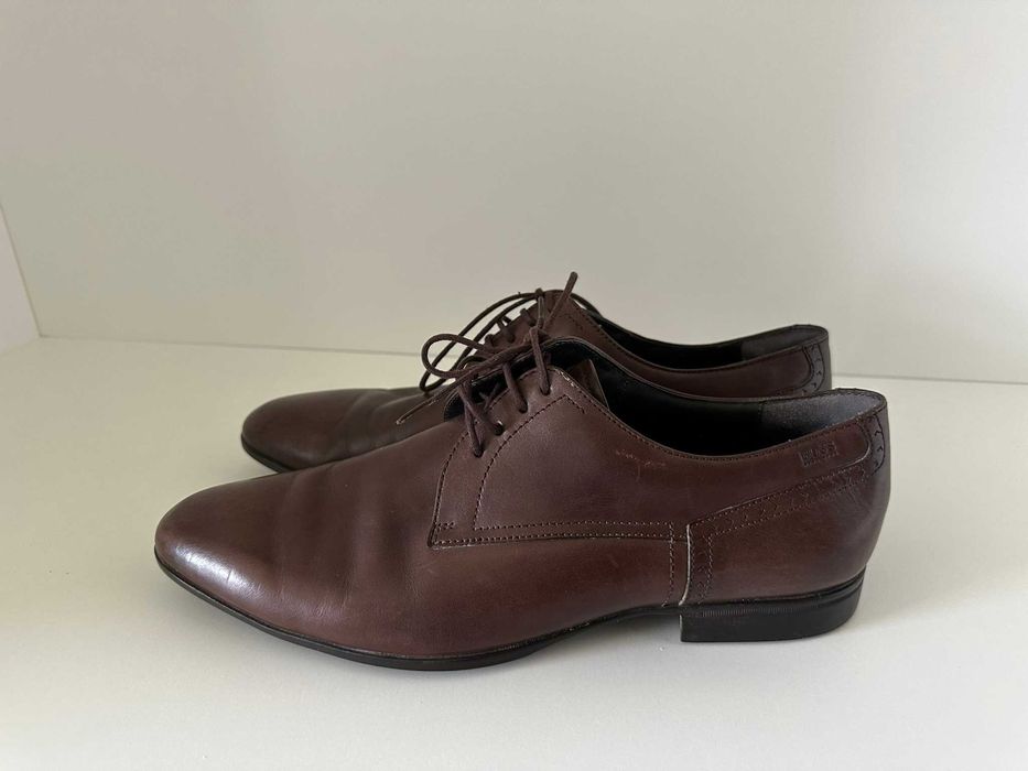 Мъжки обувки от естествена кожа Hugo Boss