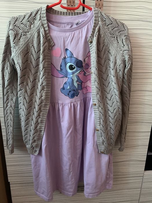 Рокля със Стич и жилетка