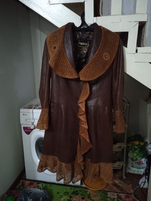 Турецкий плащь замшевый