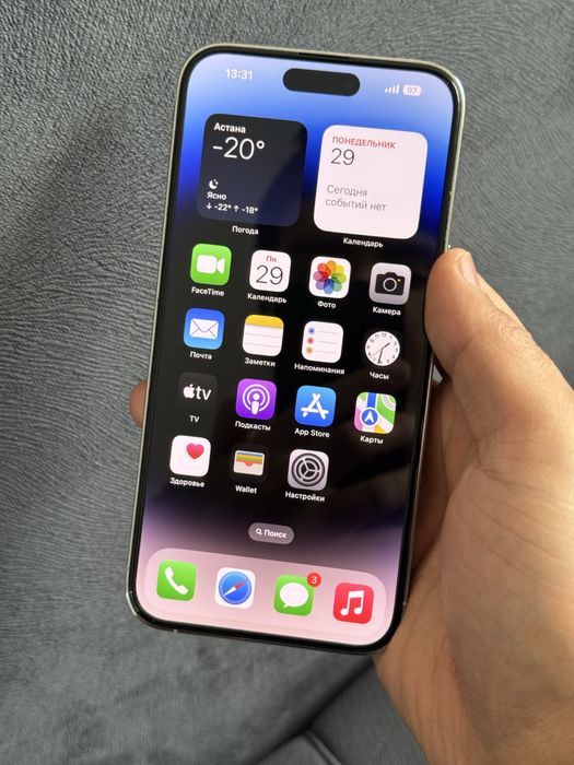  iPhone 14pro max 1TB silver ru/a EAC в шикарном сост.