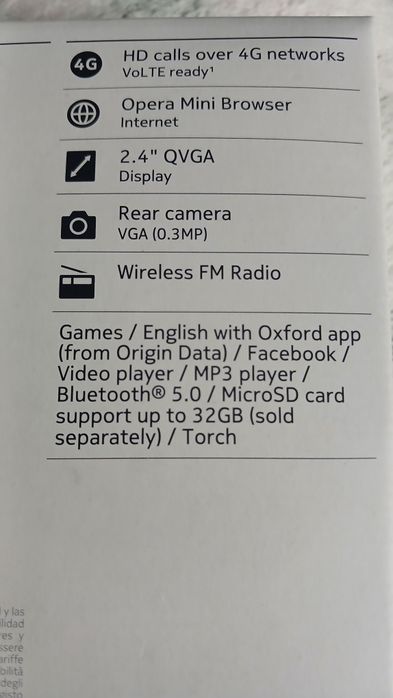 Vand telefon Nokia 225 ,  4 G. NOU