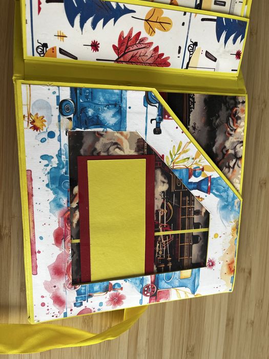 Ръчноправен детски албум за снимки - влакове