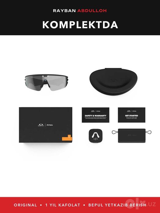 Oakley Meta Vanguard White, PRIZM Sapphire — original