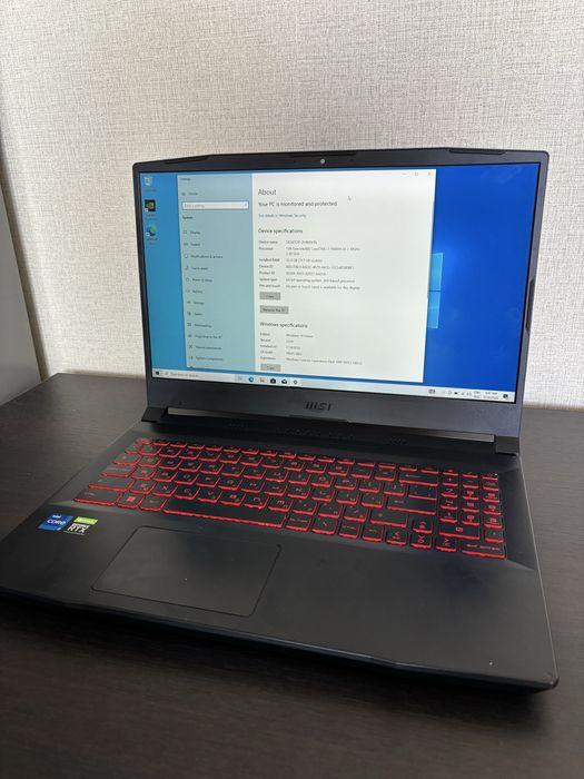 MSI Katana GF66 11UD – i7-11800H / RTX 3050 Ti / 32GB RAM