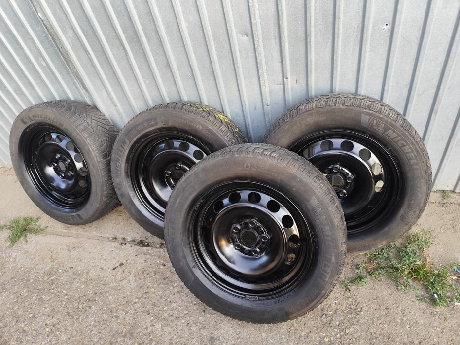 Jante roti 5×112 R16 Passat b8 B7 B6 Touran Sharan Seat Skoda anvelope 215 60 R16 iarna Michelin