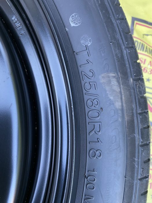 Roata rezerva slim OEM Volvo S90 V90 Xc90 125 80 18 p31680220